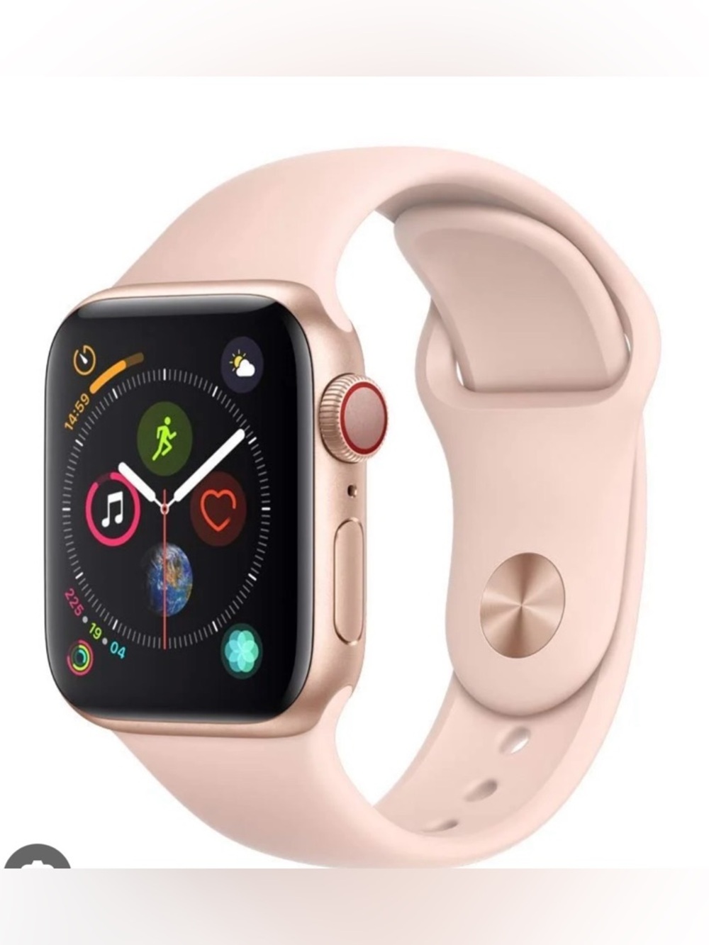 Apple Watch Series 4 40mm - Pink Sand Silicone Band